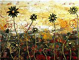 Megan Aroon Duncanson Naive Daisies painting